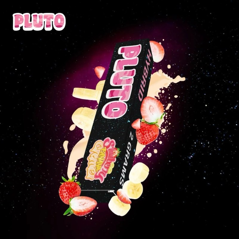 Buy 🍓🍌 Strawberry Banana Crème 2G Hybrid Pluto Labs Disposable Vape Pen – Fruity, Creamy, and Irresistible!